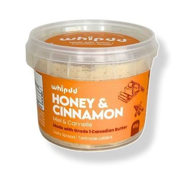 Whipdd Honey And Cinnamon Flavoured Butter, 85 G -- 12 Per Case