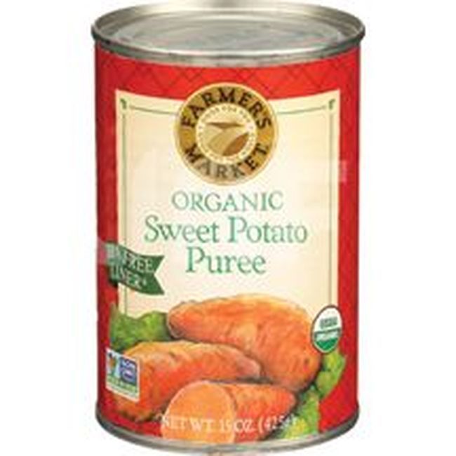 Farmer's Market Organic Sweet Potato Puree, 15 Oz -- 12 Per Case