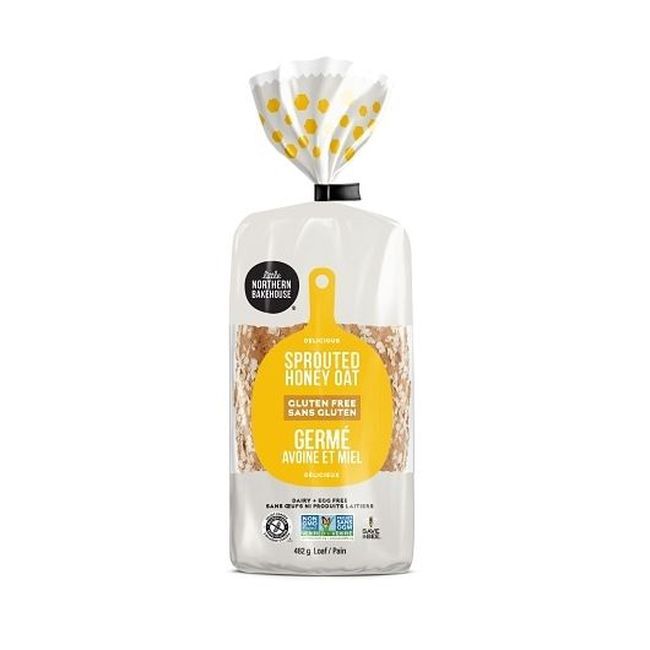 Little Northern Bakehouse Sprouted Honey Oat Loaf Bread, 482 G -- 6 Per Case