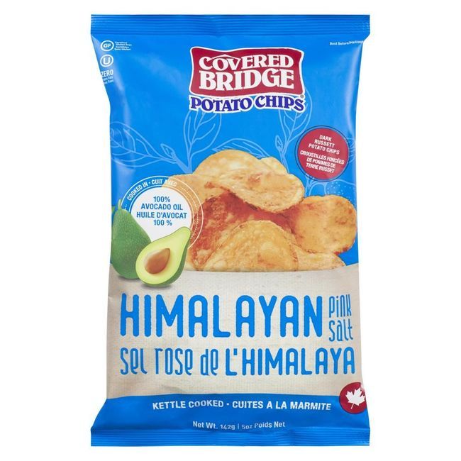 Covered Bridge Avocado Oil With Himalayan Pink Salt Potato Chips, 142 G -- 12 Per Case