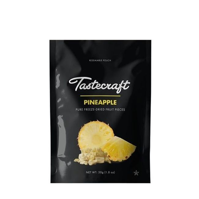 Tastecraft Freeze-dried Pineapple Pieces, 50 G -- 12 Per Case