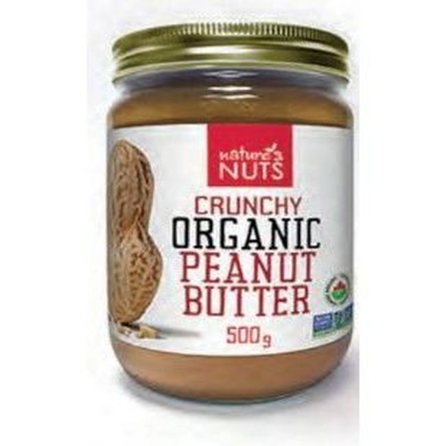 Nature's Nuts Organic No Stir Smooth Peanut Butter, 500 G -- 6 Per Case