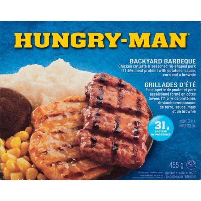 Hungry-man Barbecue D'arrière-cour, 455 G -- 8 Par Boîte