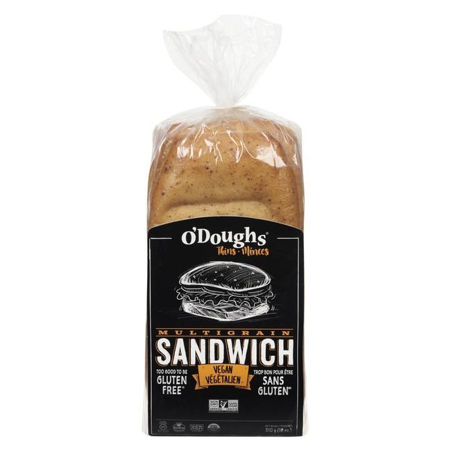 O'doughs Gluten Free Multigrain Sandwich, 510 G -- 6 Per Case