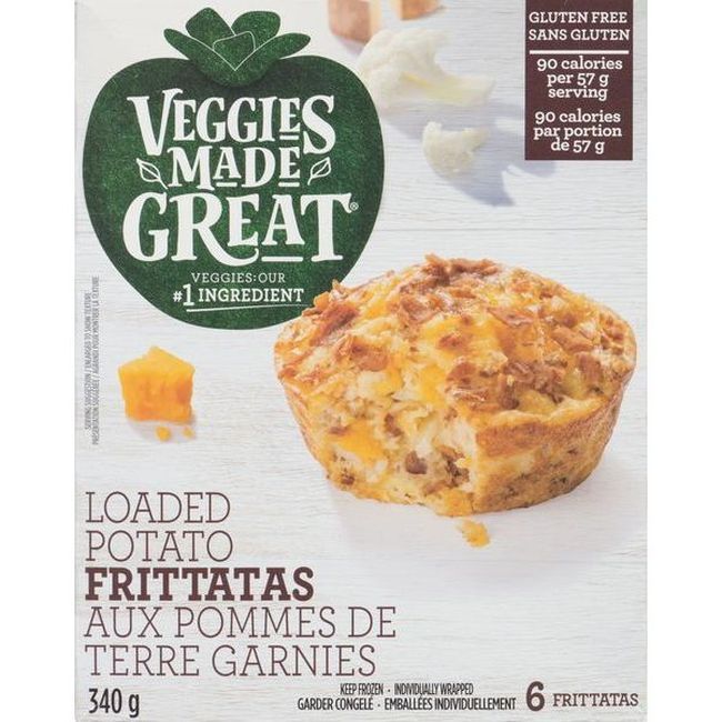 Veggies Made Great Frittatas De Pommes De Terre Garnies, 340 G -- 8 Par Boîte