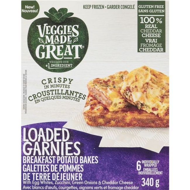 Veggies Made Great Gratins De Pommes De Terre Pour Le Petit - Déjeuner Garnis, 340 G -- 8 Par Boîte