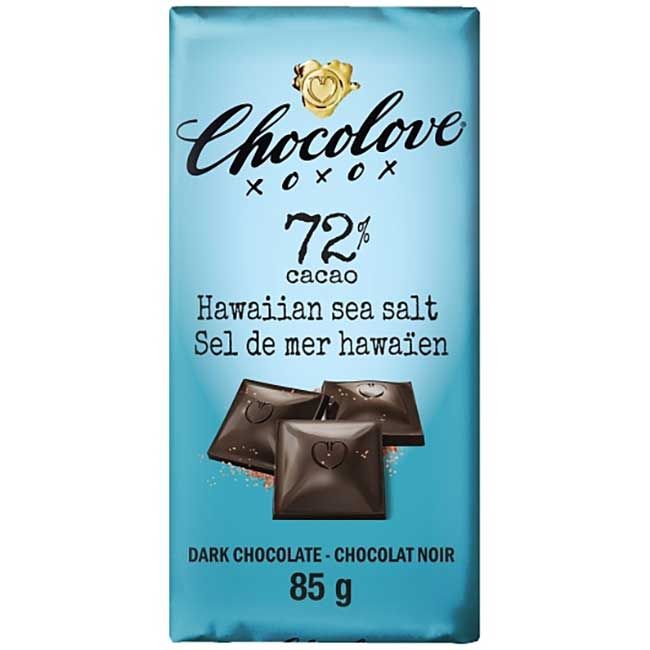 Chocolove Hawaiian Sea Salt In Dark Chocolate Bar, 85 G -- 18 Per Case
