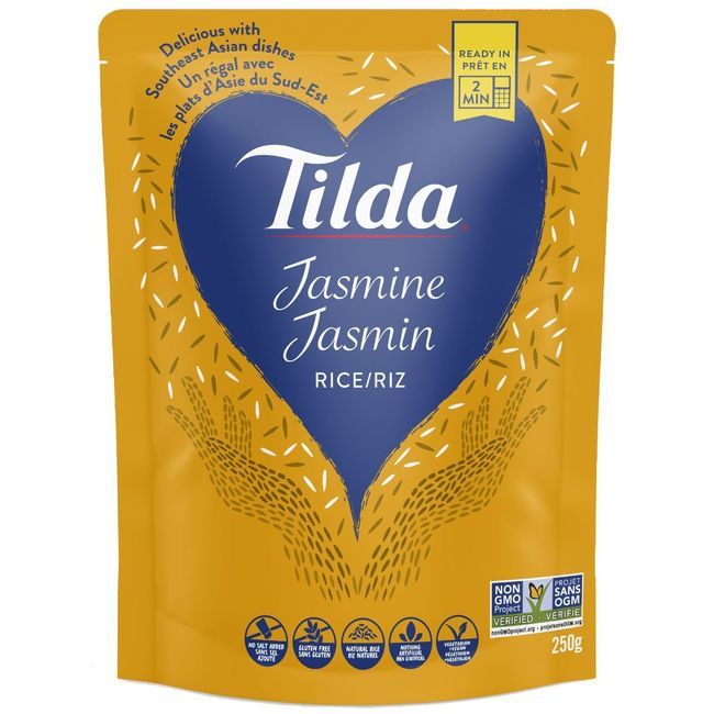 Tilda Riz Jasmin Cuit À La Vapeur, 250 G -- 6 Par Boîte