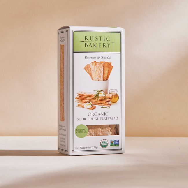 Rustic Bakery Olive Oil And Rosemary Flatbread, 170 G -- 12 Per Case