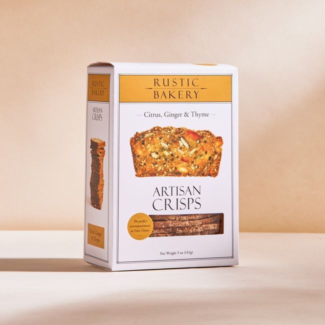 Rustic Bakery Citrus Ginger And Thyme Artisan Crisps, 141 G -- 12 Per Case
