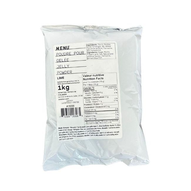 Menu Lime Jelly Powder, 1 Kg -- 2 Per Case