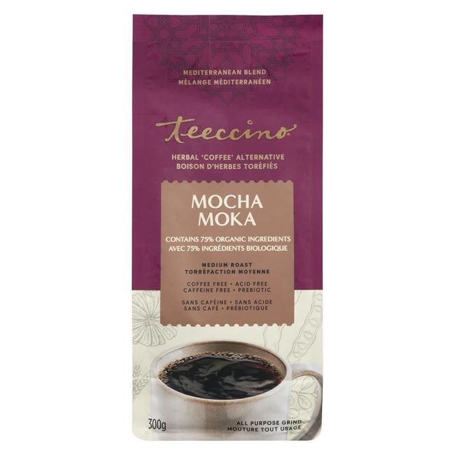 Teeccino Mocha Herbal Coffee Alternative, 300 G -- 6 Per Case