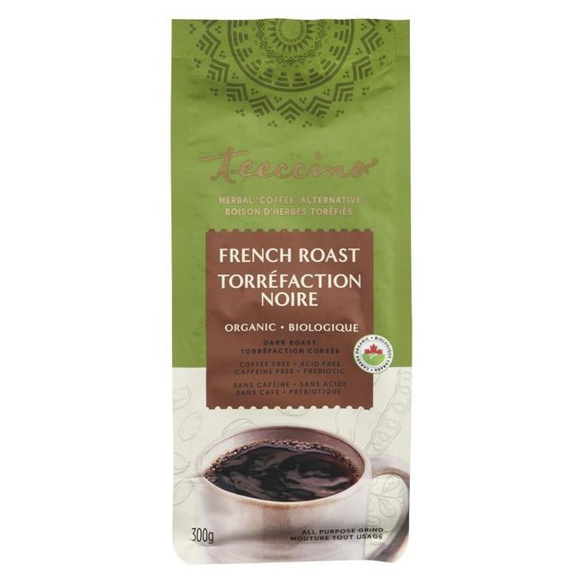 Teeccino French Roast Herbal Coffee Alternative, 300 G -- 6 Per Case