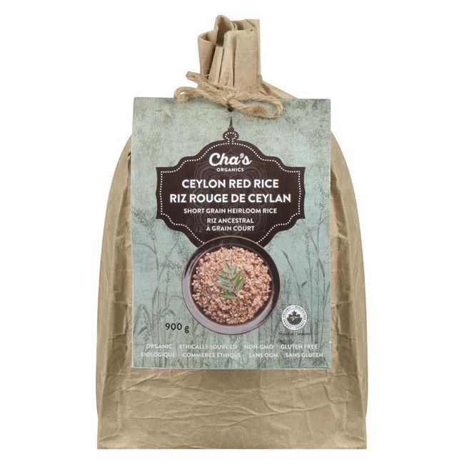 Cha's Organics Ceylon Heirloom Red Rice, 900 G -- 6 Per Case