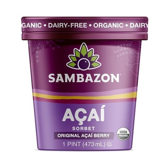 Sambazon Original Acai Berry Sorbet, 473.18 Ml -- 8 Per Case