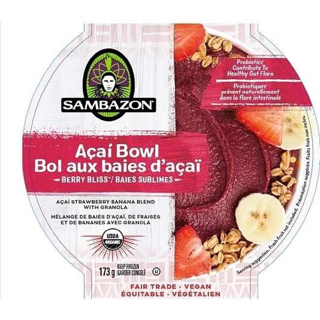 Sambazon Berry Bliss Acai Bowl, 172.93 G -- 8 Per Case