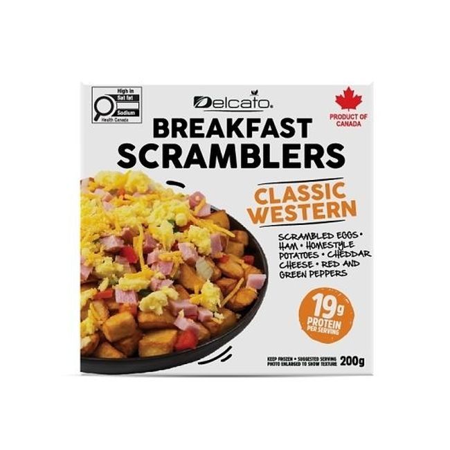 Delcato Classic Western Breakfast Scramblers Bowl, 197.88 G -- 6 Per Case