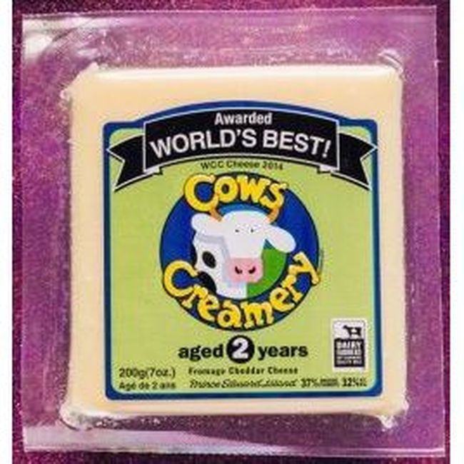 Cows Creamery Cheddar 2 Ans D'âge, 200 G -- 10 Par Caisse