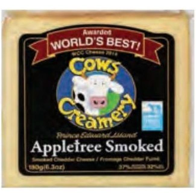 Cows Creamery Cheddar Fumé Appletree, 180 G -- 10 Par Caisse