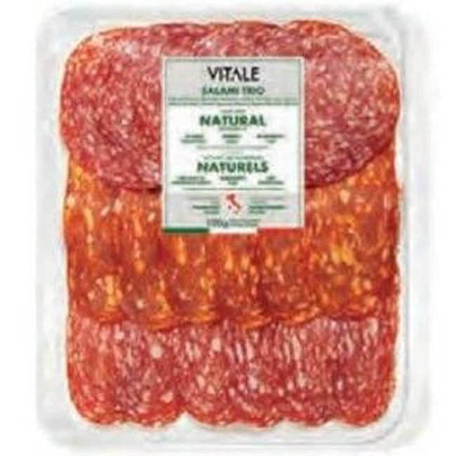 Vitale Abf Trio Salami, 100 G -- 8 Per Case