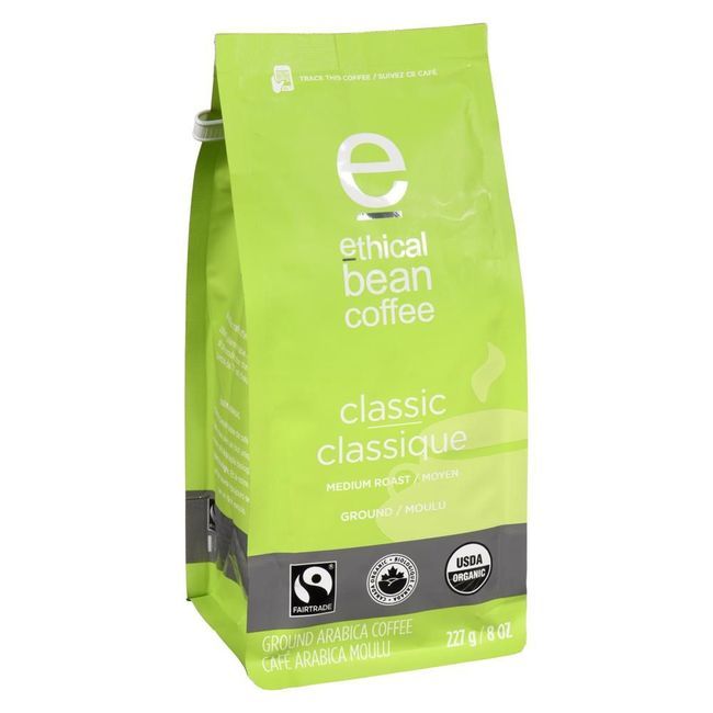 Ethical Bean Café Moulu Classique À Torréfaction Moyenne, 227 G -- 6 Par Boîte