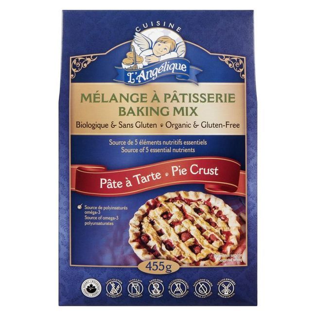 Cuisine L'angelique Organic Gluten-free Pie Crust Mix, 455 G -- 6 Per Case
