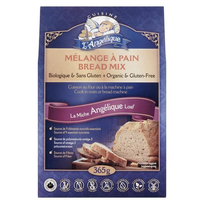 Cuisine L'angelique Organic Gluten-free Loaf Mix, 365 G -- 6 Per Case