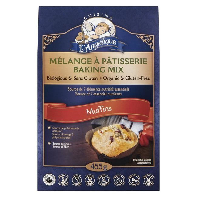 Cuisine L'angelique Organic Gluten-free Muffin Mix, 455 G -- 6 Per Case