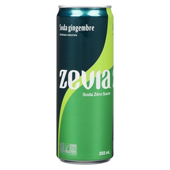 Zevia Soda Au Gingembre Sans Sucre, 355 Ml -- 12 Par Caisse