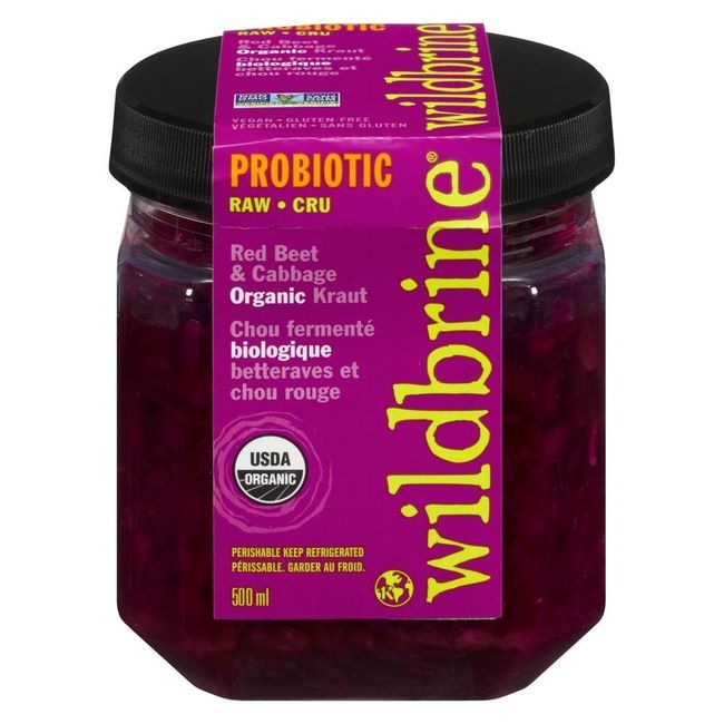 Wildbrine Salade De Betteraves Rouges Biologiques, 500 Ml -- 6 Par Boîte