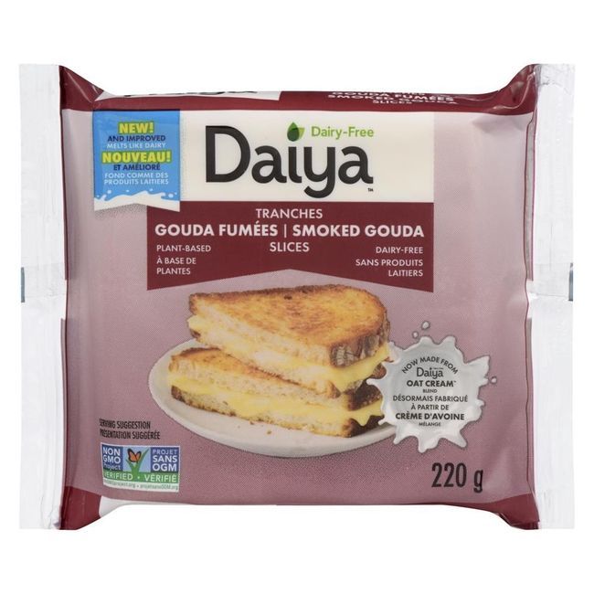 Daiya Tranches Au Goût De Gouda Fumé, 220 G -- 8 Par Boîte