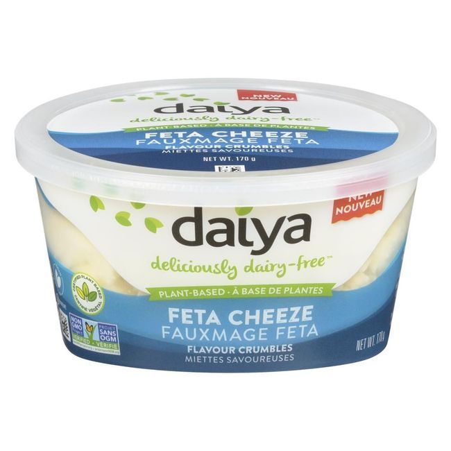 Daiya Fromage Feta Émietté À Base De Plantes, 170 G -- 6 Par Boîte