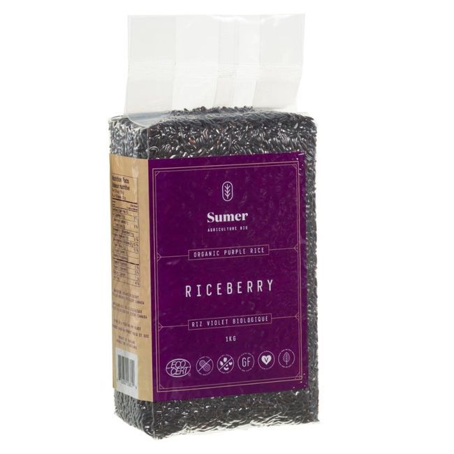 Sumer Organic Violet Rice, 1 Kg -- 10 Per Case