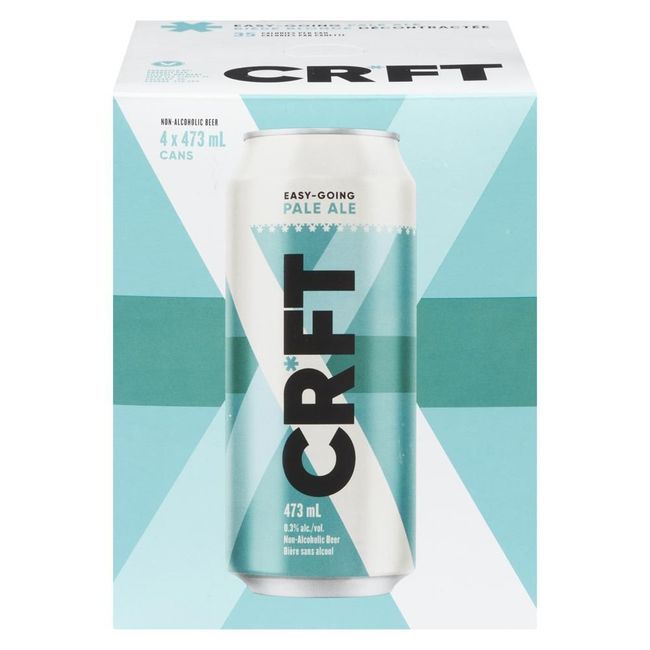 Crft Pale Ale Non-alcoholic Beer, 473 Ml -- 24 Per Case