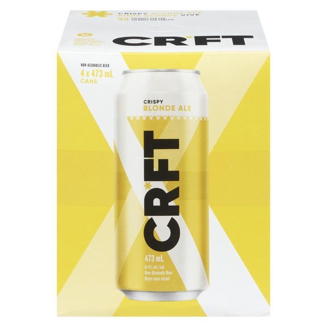 Crft Bière Blonde Sans Alcool, 473 Ml -- 24 Par Caisse