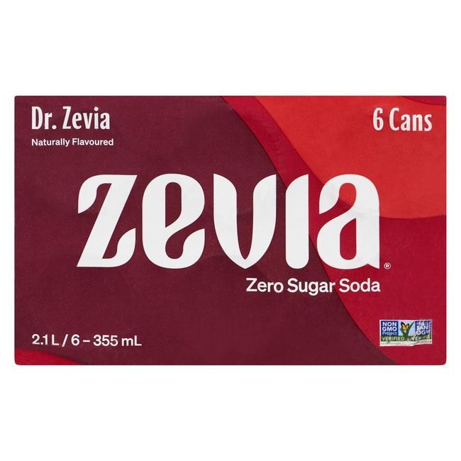 Zevia Drzero-sugar Soda, 355 Ml -- 24 Par Caisse