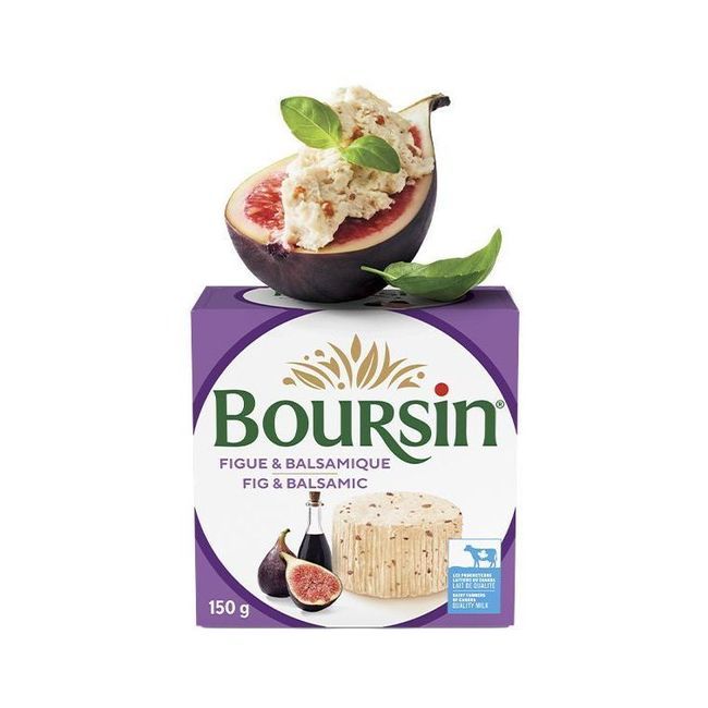 Boursin Tartinade De Fromage Aux Figues Et Au Balsamique, 150 G -- 6 Par Boîte