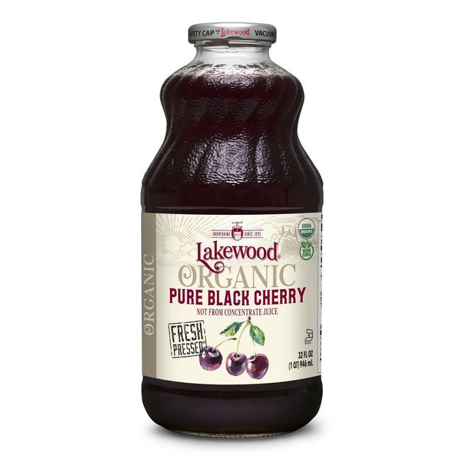 Lakewood Organic Pure Black Cherry Juice, 946 Ml -- 6 Per Case
