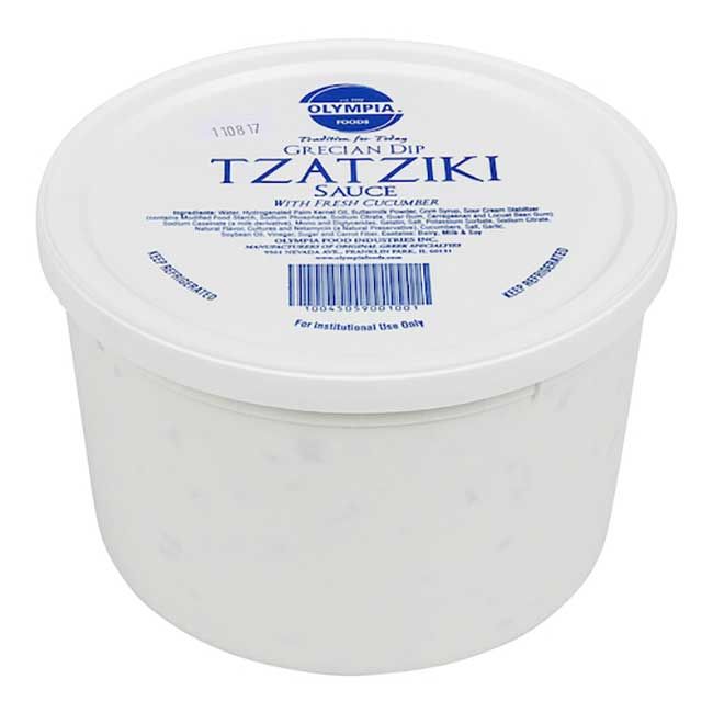 Olympia Foods Trempette Tzatziki Grecque, 64 Oz -- 4 Par Boîte