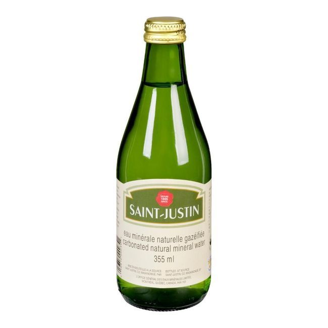 Saint-justin Mineral Water, 355 Ml -- 24 Per Case