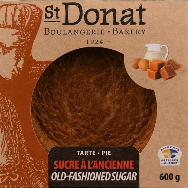 Boul. St-donat Tarte Au Sucre À L'ancienne, 600 G -- 12 Par Boîte