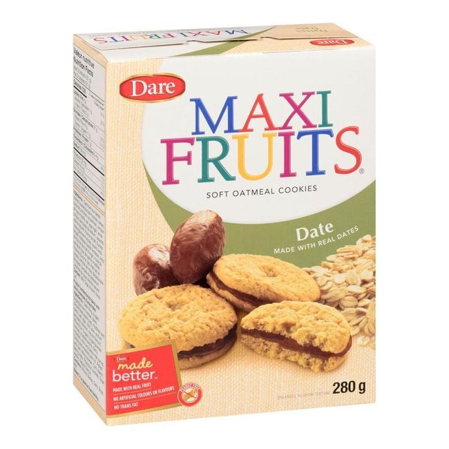 Maxi Fruit Date Cookie, 280 G -- 12 Per Case