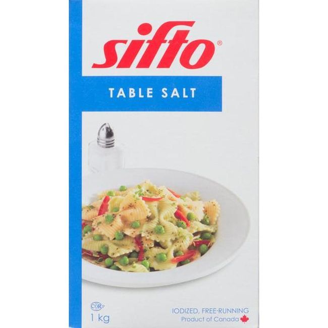 Sifto Sel Fin, 1 Kg -- 24 Par Boîte