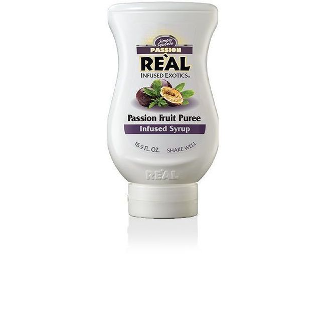 Real Passion Fruit Puree Infused Syrup, 500 Ml -- 6 Per Case