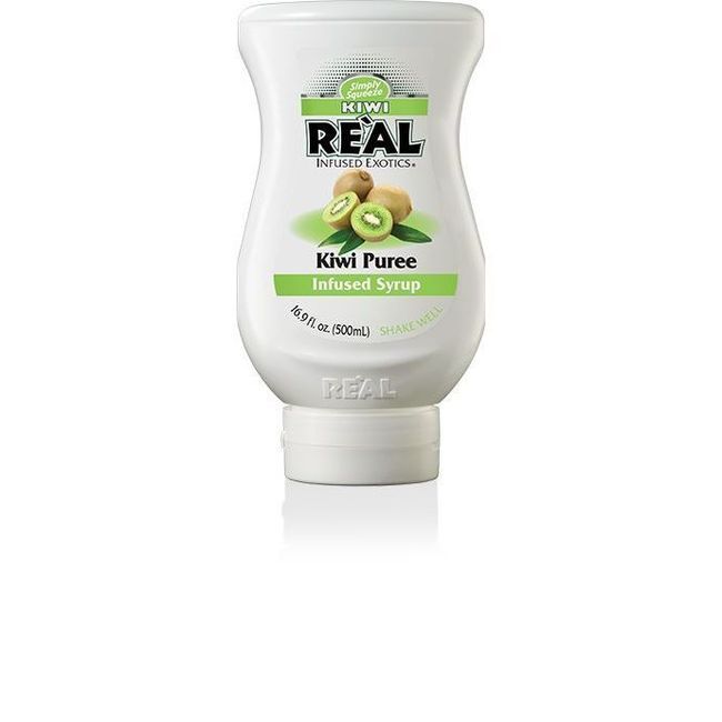 Real Kiwi Puree Infused Syrup, 500 Ml -- 6 Per Case
