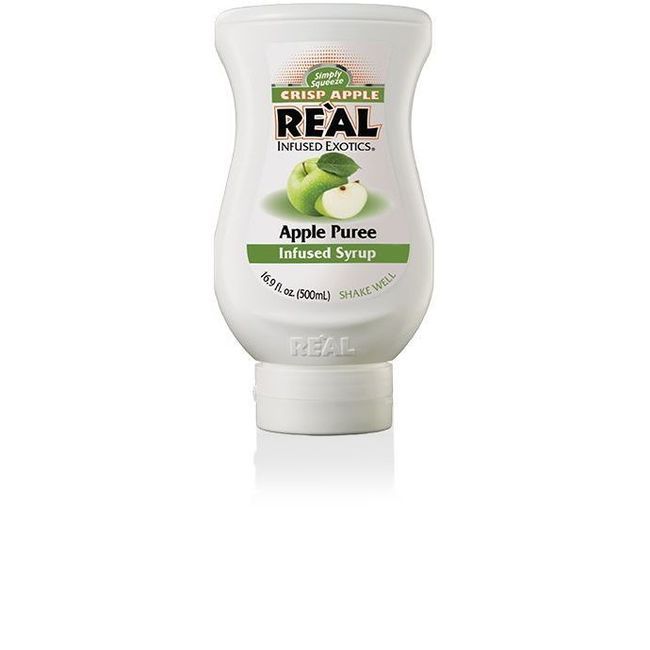 Real Crisp Apple Puree Infused Syrup, 500 Ml -- 6 Per Case