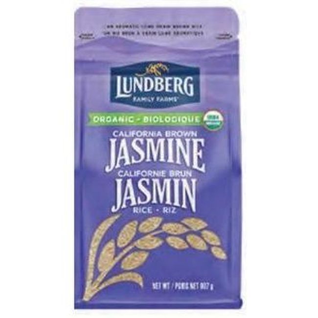 Lundberg Organic California Brown Jasmine Rice -- 6 Per Case