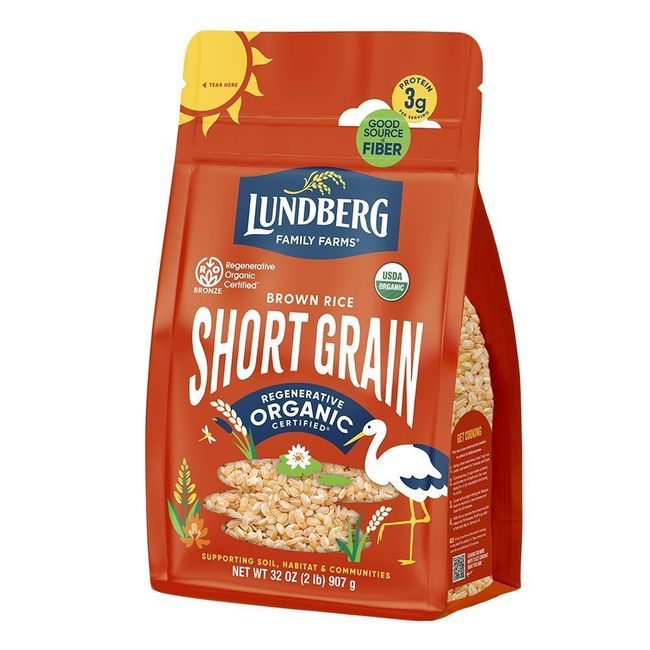 Lundberg Riz Brun À Grains Courts Biologique -- 6 Par Boîte