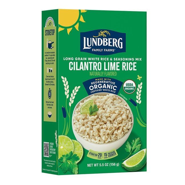 Lundberg Family Farms Cilantro Lime Rice, 156 G -- 6 Per Case