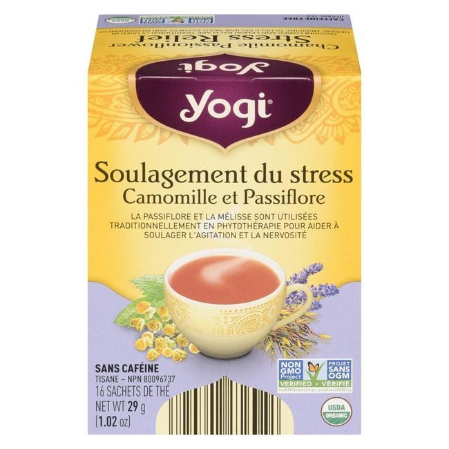 Yogi Tea Camomille Passiflore, 16 Count -- 6 Par Boîte